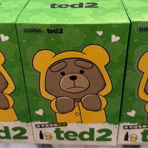 POP MART Ted2 Action Bear plush keychain